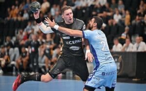 Barbaskas wirft auf das Tor