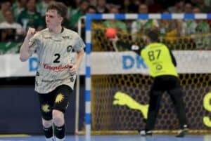 Noah Beyer jubelt nach einem Treffer